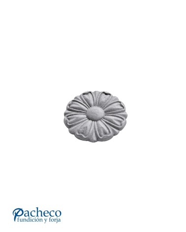 Rosetón Acanalado en Relieve de Hierro Fundido