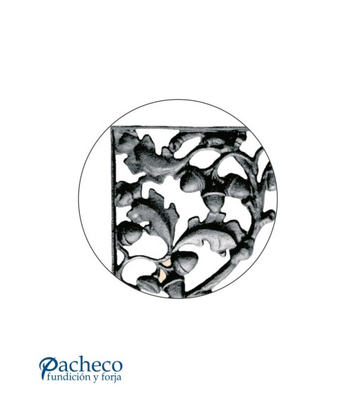 Escuadra de Hierro Fundido para Tejadillos