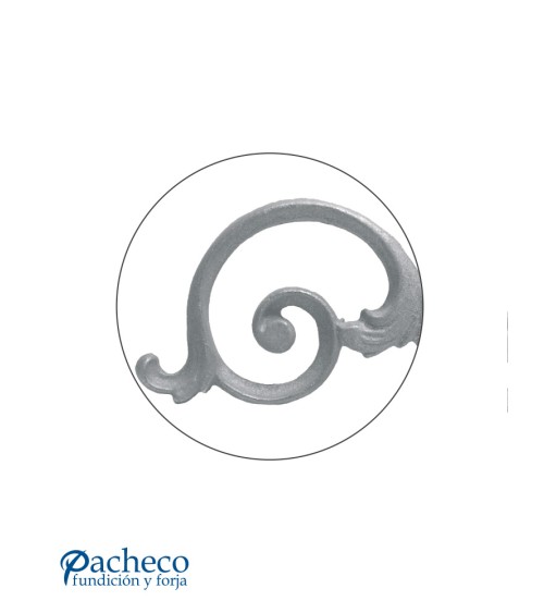 Adorno de Hierro Fundido Ese Simple