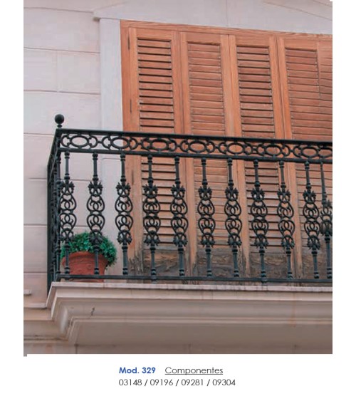 Pieza central de Hierro Fundido Óvalo con Adornos