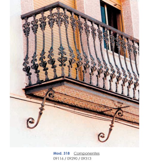 Soporte para Tejadillos de Hierro Fundido