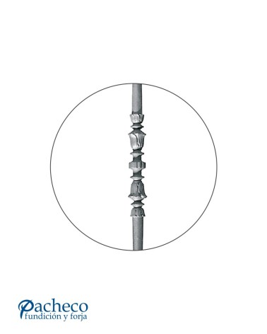 Balaustre Ornamental de Fundición de Hierro para Vallas