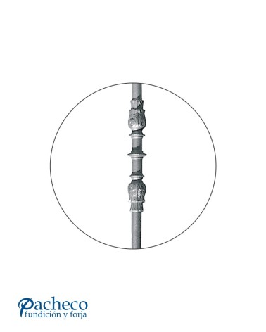 Balaustre de Hierro Fundido para Barandillas