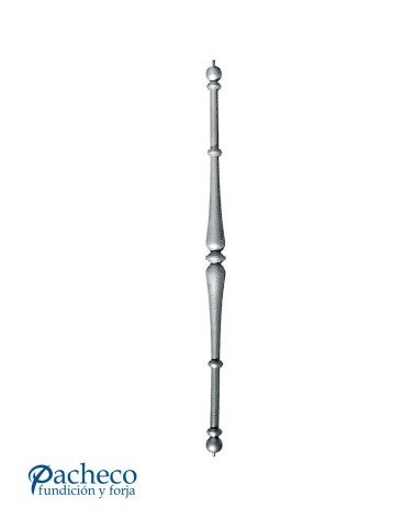 Balaustre de Hierro Fundido Liso para Barandillas