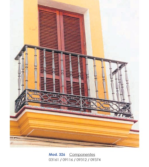 Balaustre de Fundido Liso para Barandillas