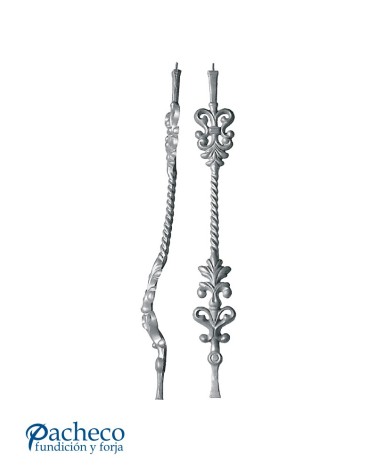 Jabalcon de Hierro Fundido Ornamental para Barandillas