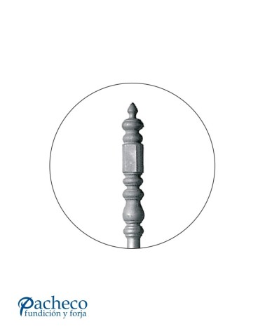 Arranque para Escalera de Hierro Fundido Cuadrado 55 mm