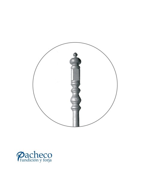 Arranque para Escalera de Hierro Fundido Cuadrado 50 mm