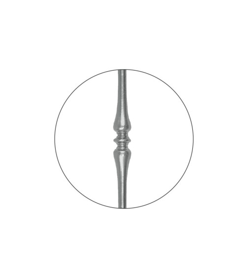 Balaustre de Aluminio Fundido Liso Abarrilado para Barandillas M8