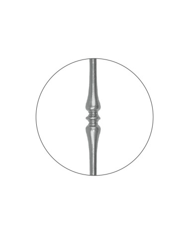 Balaustre de Aluminio Fundido Liso Abarrilado para Barandillas M8