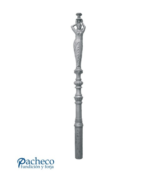 Arranque para Escalera de Hierro Fundido Redondo 60 mm