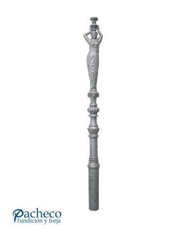 Arranque para Escalera de Hierro Fundido Redondo 60 mm