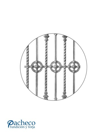 Balaustrada de Hierro Fundido para Barandillas