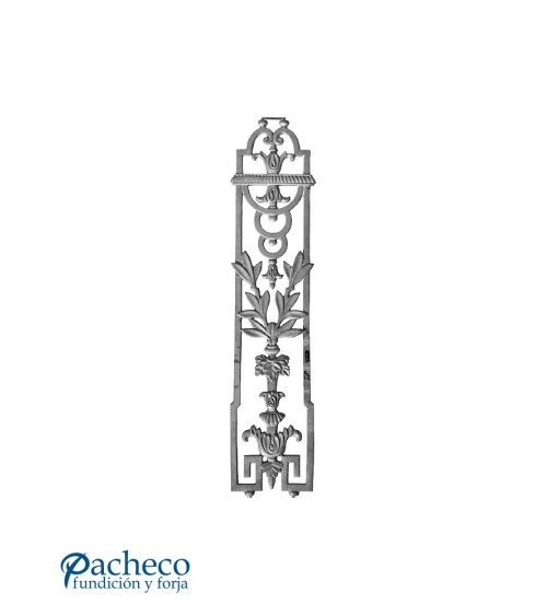 Balaustrada Alargada de Hierro Fundido para Barandillas