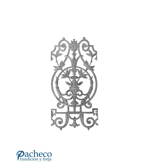 Balaustrada Ornamental de Fundición de Hierro para Barandillas