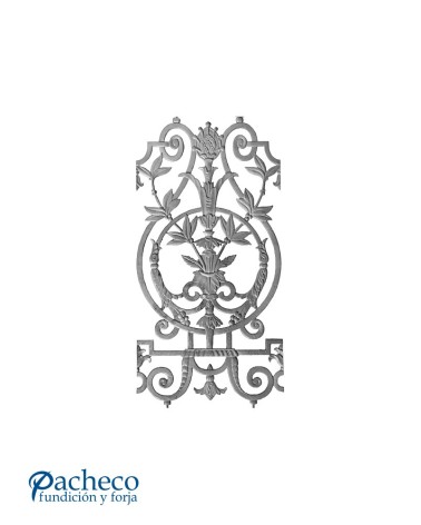 Balaustrada Ornamental de Fundición de Hierro para Barandillas