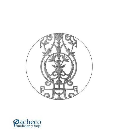 Balaustrada Ornamental de Fundición de Hierro para Barandillas