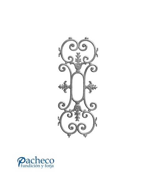 Balaustrada de Hierro Fundido Ornamental para Vallas