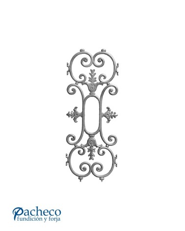 Balaustrada de Hierro Fundido Ornamental para Vallas