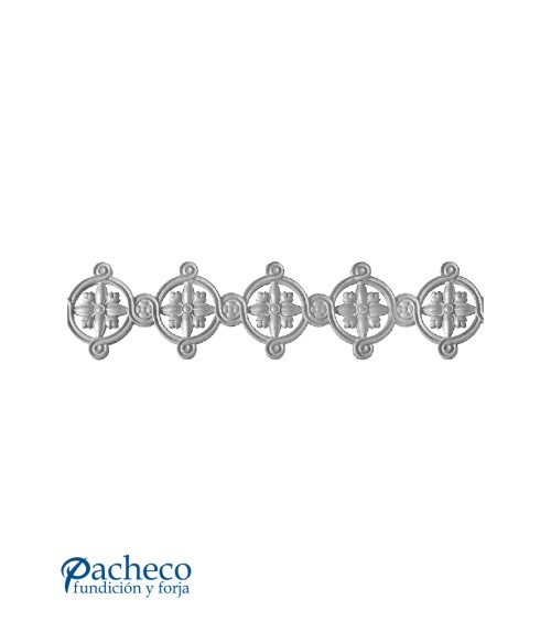 Solera de Hierro Fundido para Adorno de Barandillas