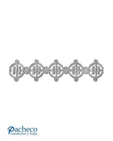 Solera de Hierro Fundido para Adorno de Barandillas