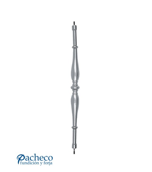 Balaustre de Aluminio Fundido Abarrilado para Barandillas M8