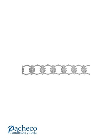 Solera de Hierro Fundido Adorno para Ventanas o Barandillas