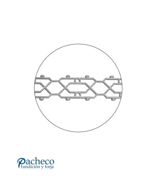Solera de Hierro Fundido Geométrica
