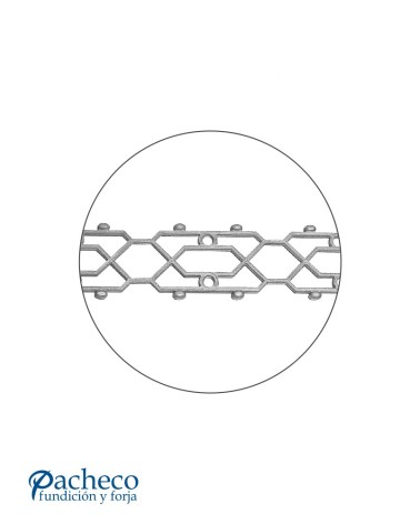 Solera de Hierro Fundido Geométrica