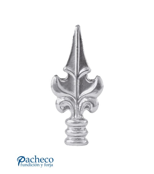 Lanza de Alumino Fundido Flor de Lis con Base Anillada M8