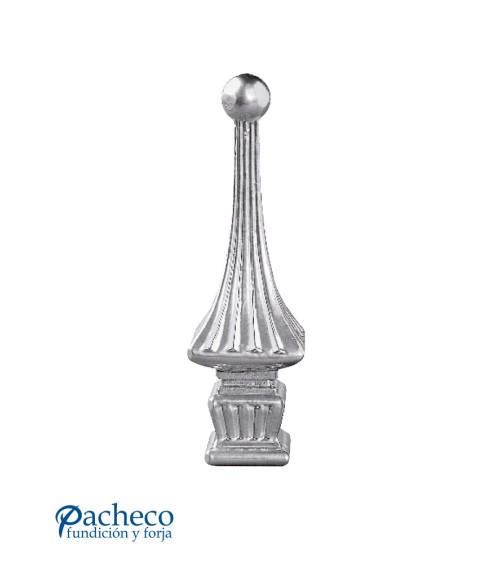 Lanza de Aluminio Fundido Estampada con Bola en Extremo M8