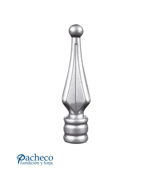Lanza de Alumino Fundido con Bola en Extremo y con Base Anillada M8