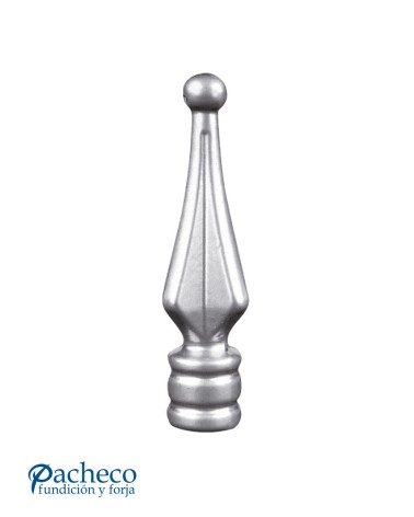 Lanza de Alumino Fundido con Bola en Extremo y con Base Anillada M8
