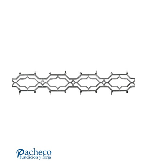 Solera de Aluminio Fundido Geométrica M6