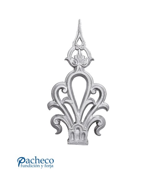 Lanza de Aluminio Fundido Ornamental para Redondo 16 mm