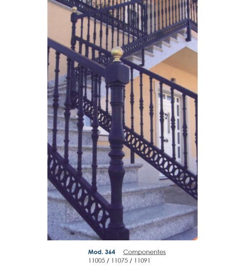 Arranque de Aluminio Fundido Abarrilado para Escalera M10