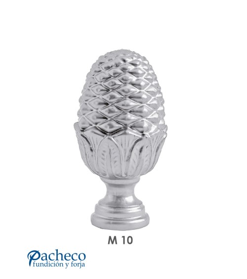 Remate de Piña de Aluminio Fundido M10