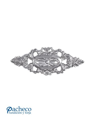 Plafón  Ornamental con Rosetón Central de Aluminio Fundido