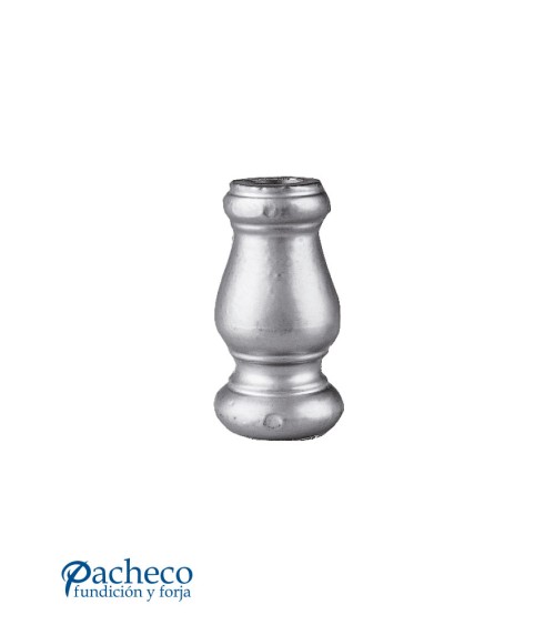 Macolla de Aluminio Fundido Bulbo Simple para Redondo 20 mm