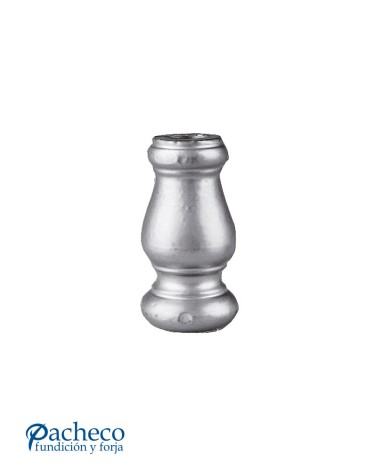 Macolla de Aluminio Fundido Bulbo Simple para Redondo 20 mm