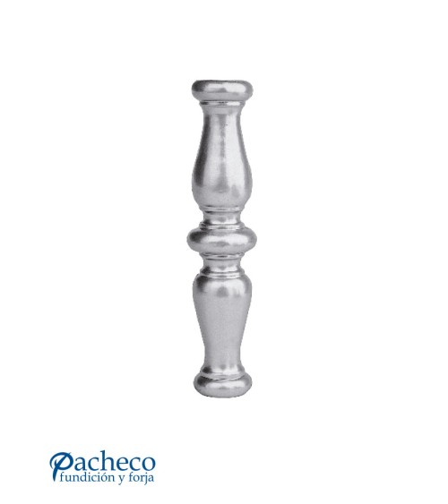 Macolla de Aluminio Fundido Cilindrica con Anillo Central para Redondo 20 mm