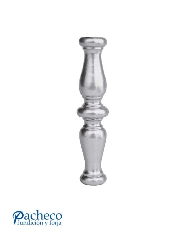 Macolla de Aluminio Fundido Cilindrica con Anillo Central para Redondo 16/20 mm