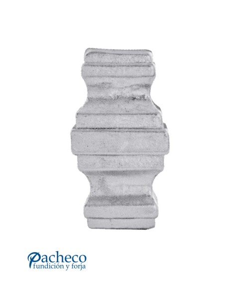 Macolla de Aluminio Fundido Cuadrada Alta para Cuadrado 16 - 20 mm