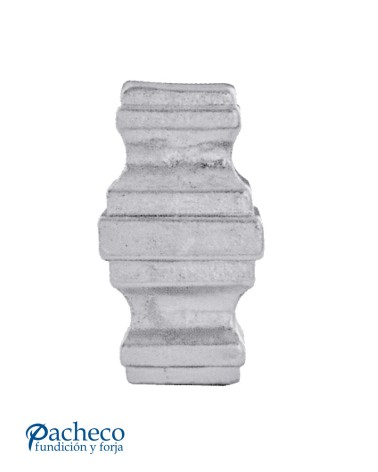 Macolla de Aluminio Fundido Cuadrada Alta para Cuadrado 16 - 20 mm