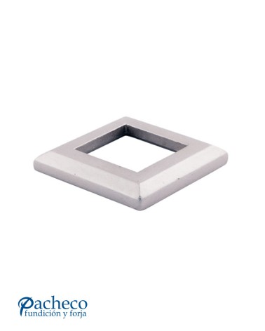 Base Cuadrada de Aluminio Fundido para Cuadrado 60 - 80 mm