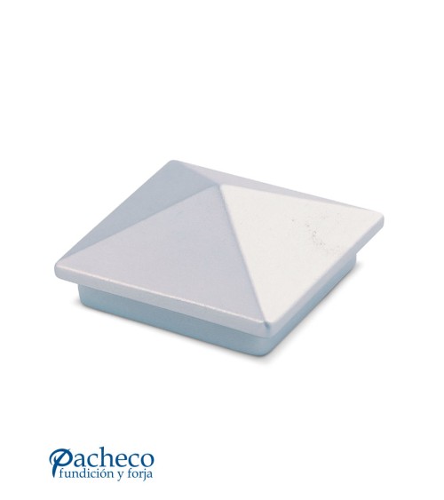 Tapón de Aluminio Fundido Piramidal para Cuadrado 60 - 80 -100 mm