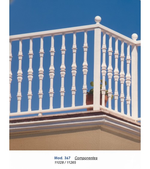 Remate de Bola Liso de Alumio Fundido M10