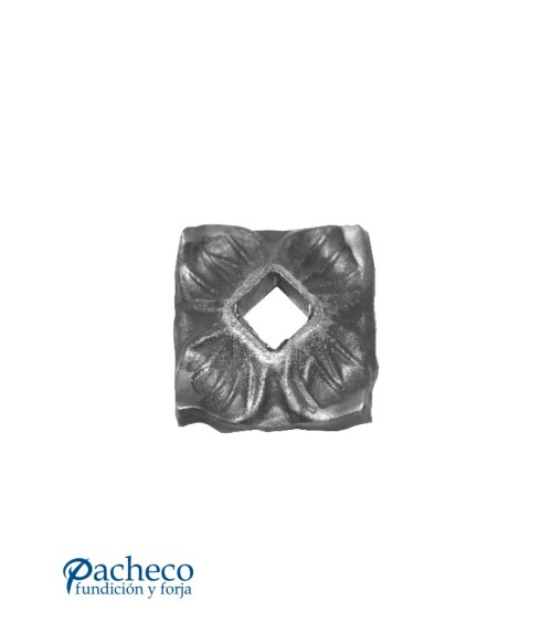 Base Cuadrada de Forja para Cuadrado 14 - 16 mm