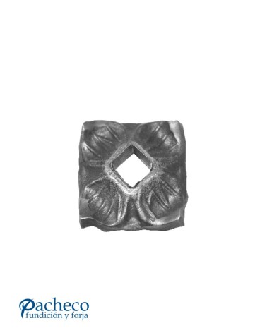 Base Cuadrada de Forja para Cuadrado 14 - 16 mm
