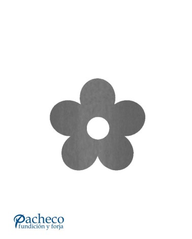 Placa de Láser de Flor para Redondo 14 - 16 - 20 mm con Espseor 3 mm